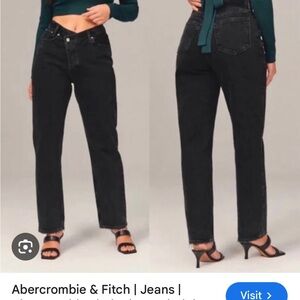 Abercrombie & Fitch Women's dad jean, curve love